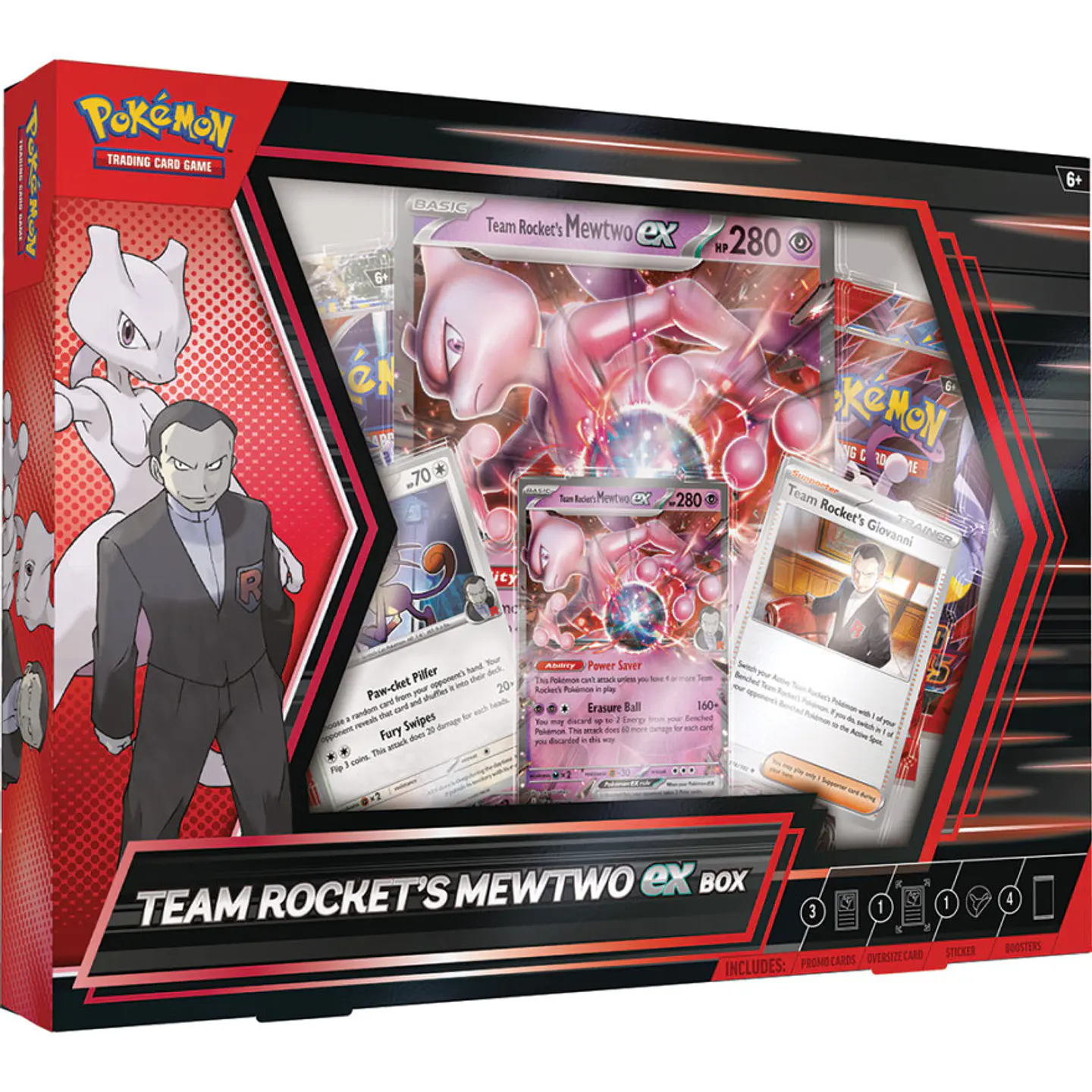Caja Mewtwo ex del Equipo Rocket (Español)  1
