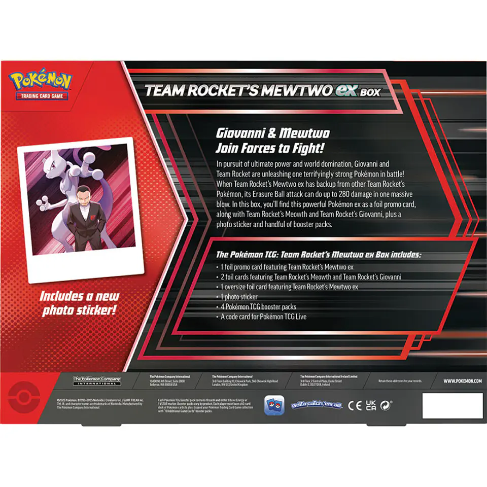 Caja Mewtwo ex del Equipo Rocket (Español)  3