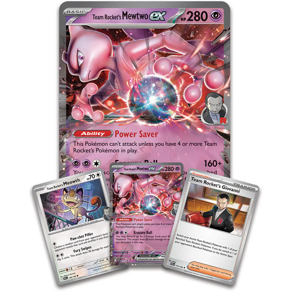 Caja Mewtwo ex del Equipo Rocket (Español)  4