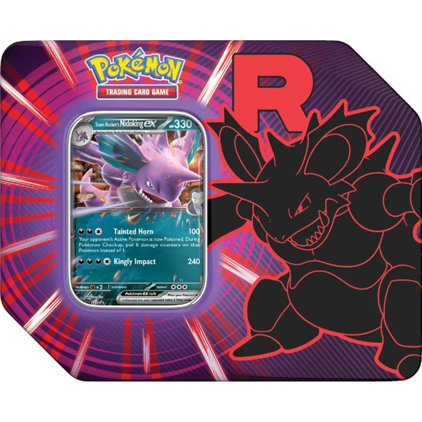 Pokemon Team Rocket Tin 2025 Inglés  3