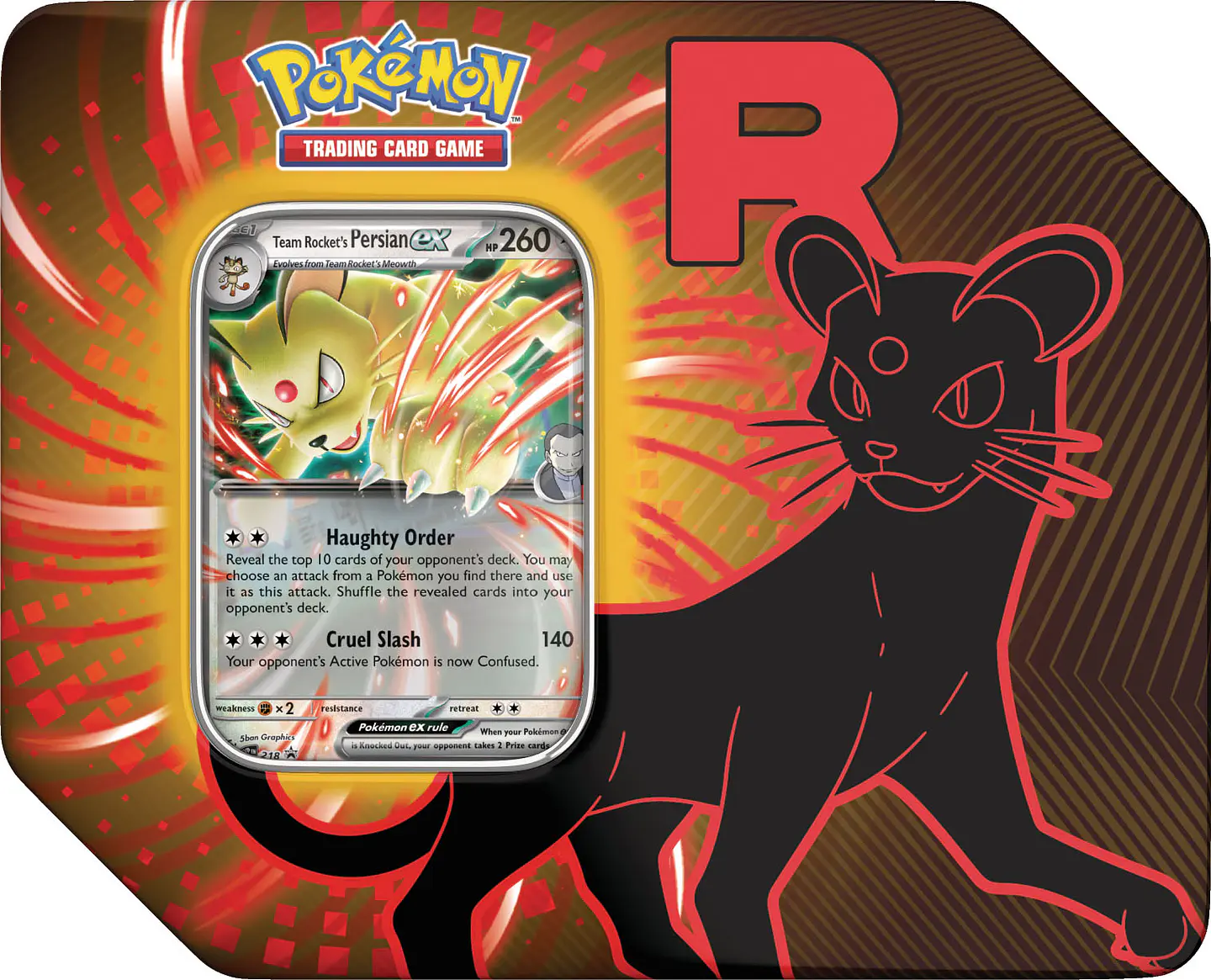 Pokemon Team Rocket Tin 2025 Inglés  4