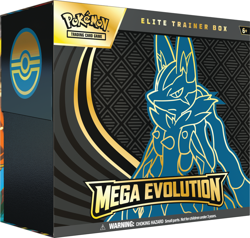 Mega Evolution Elite Trainer Box – Lucario INGLÉS