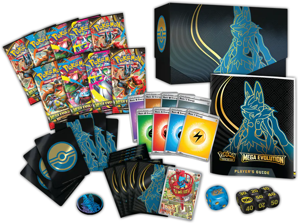 Mega Evolution Elite Trainer Box – Lucario INGLÉS  2