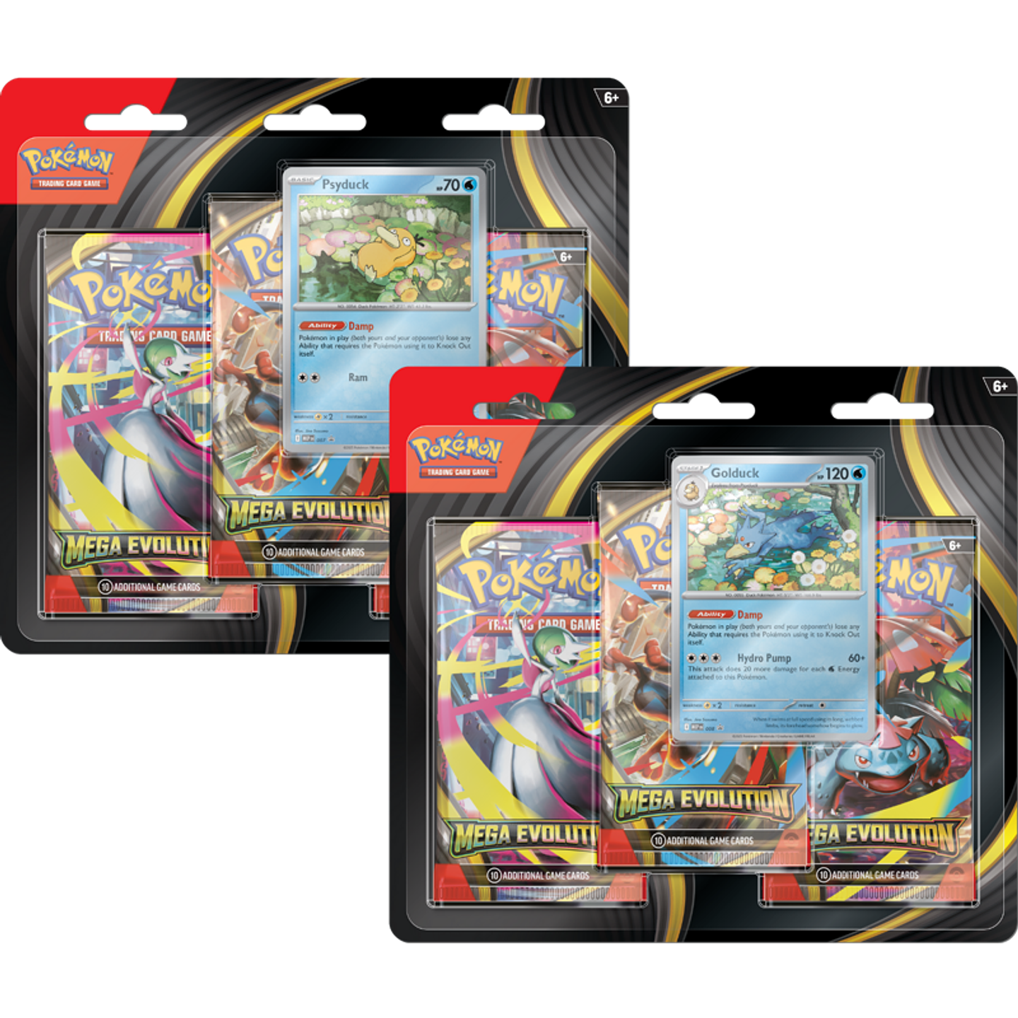 POKEMON TCG MEGA EVOLUTION - 3-PACK BLISTER INGLÉS  3