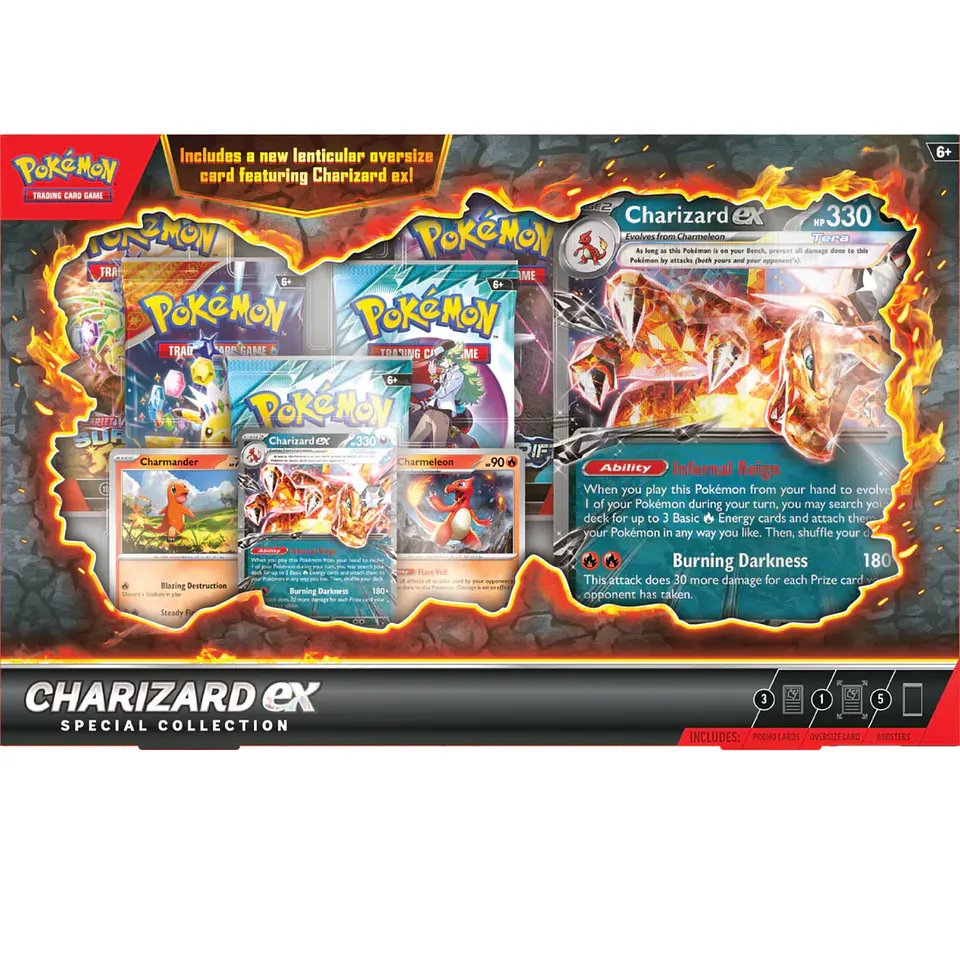 Pokémon Charizard Ex Special Collection INGLÉS  1