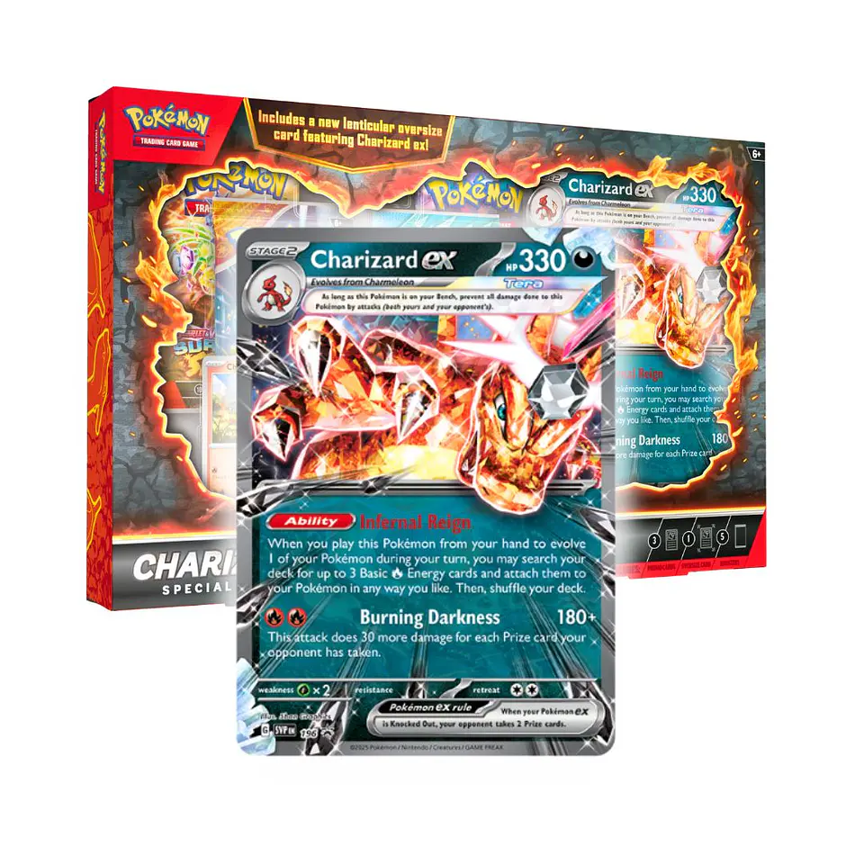 Pokémon Charizard Ex Special Collection INGLÉS  2
