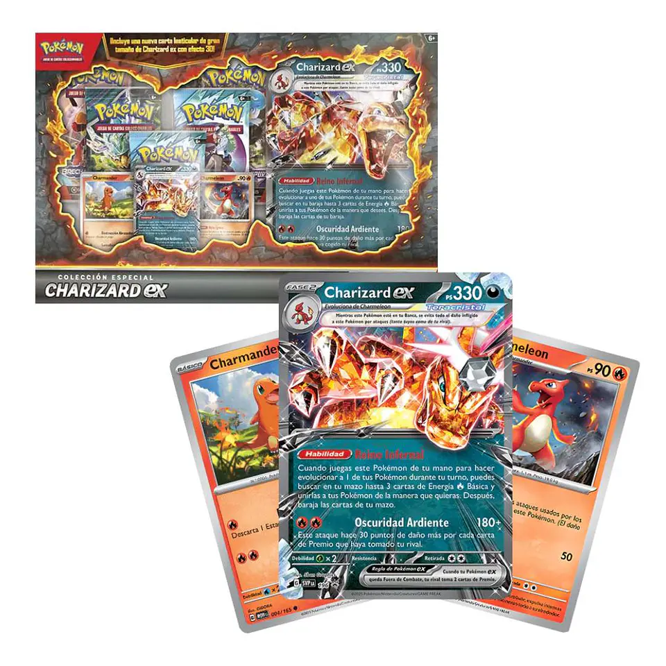 Pokémon Charizard Ex Special Collection INGLÉS  3