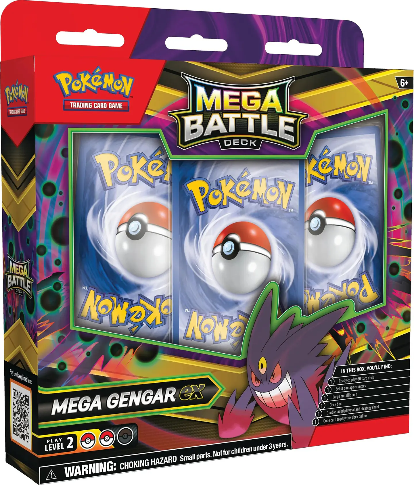POKEMON DELUXE  BATTLE DECKS ESPAÑOL MEGA GENGAR 2025 1