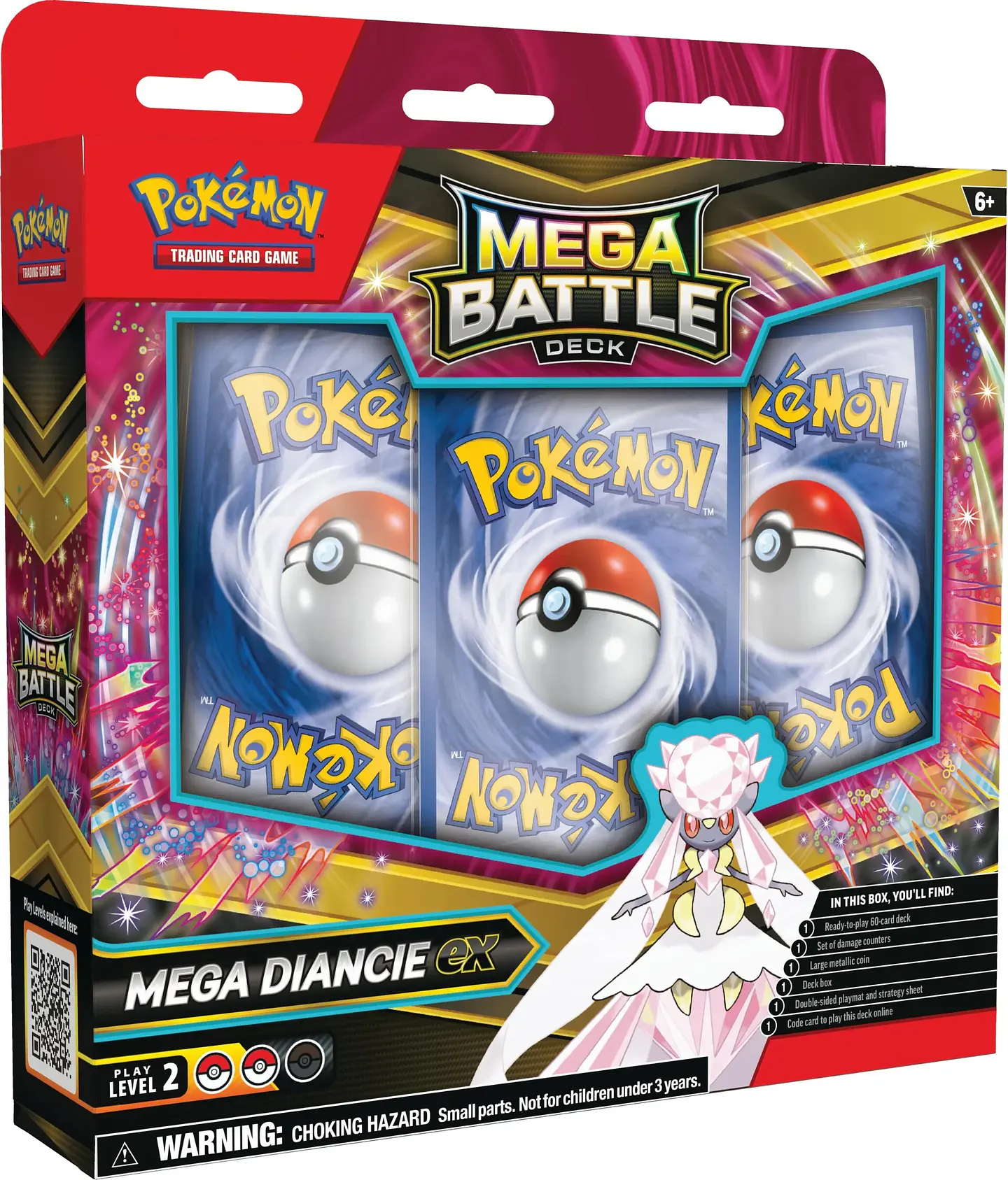 POKEMON DELUXE  BATTLE DECKS INGLES MEGA DIANCIE 2025 1