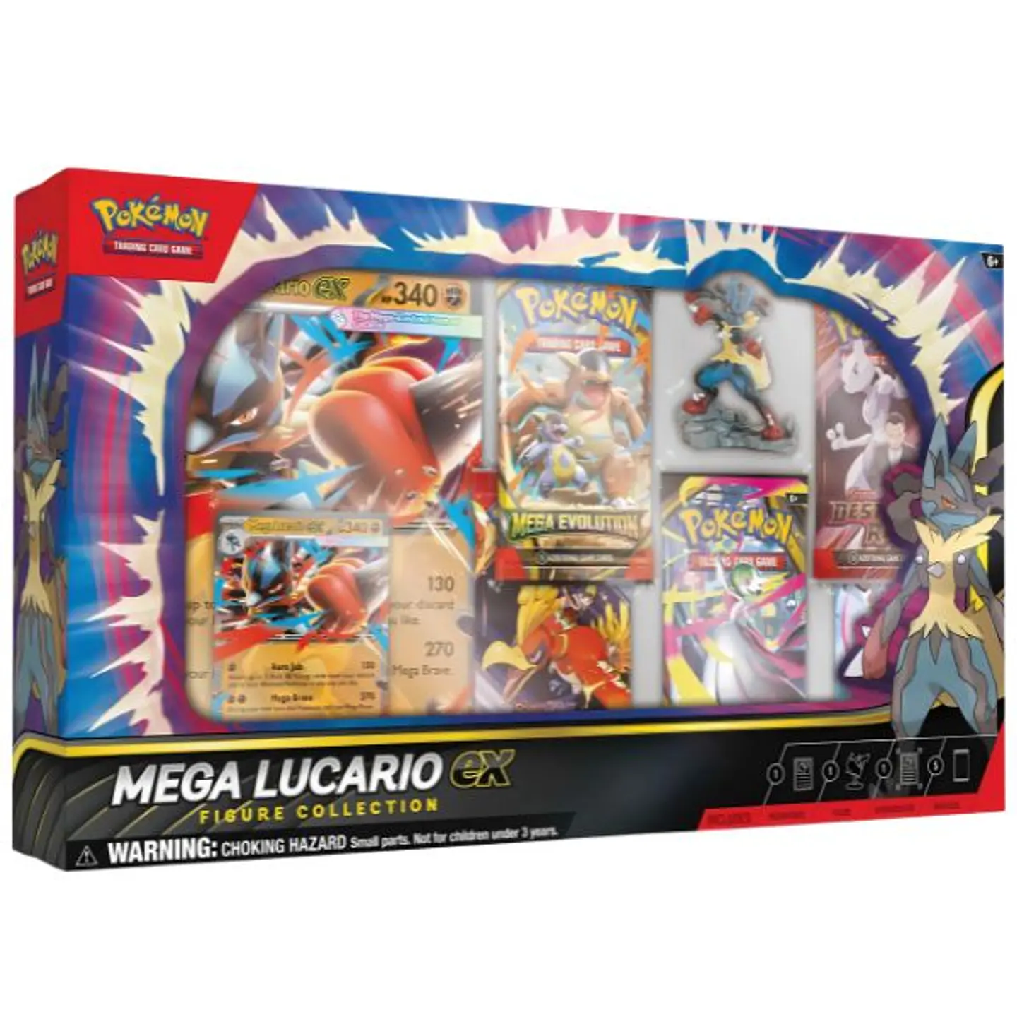 POKEMON TCG MEGA LUCARIO EX FIGURE COLLECTION INGLÉS 1