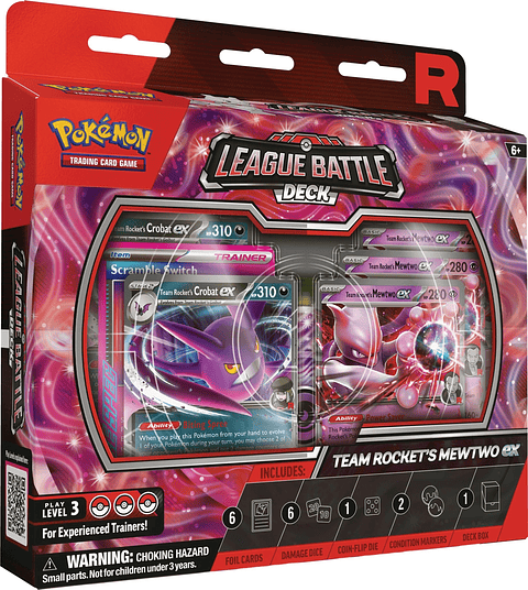 Team Rocket’s Mewtwo ex League Battle Deck INGLÉS 