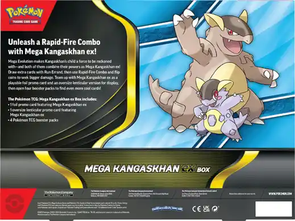 POKEMON TCG MEGA KANGASKHAN EX BOX INGLÉS 6