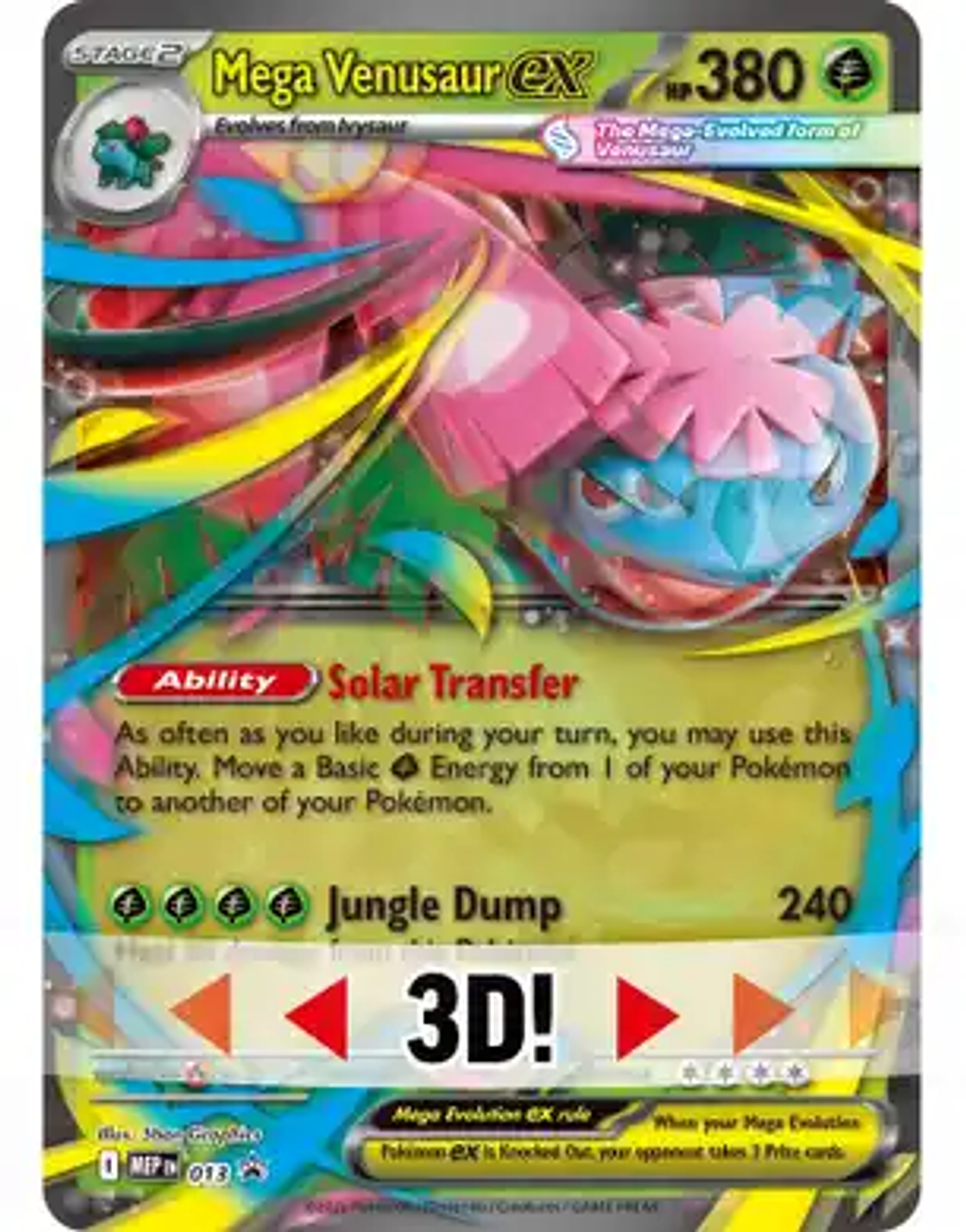 POKEMON TCG MEGA VENUSAUR EX PREMIUM COLLECTION INGLÉS 2
