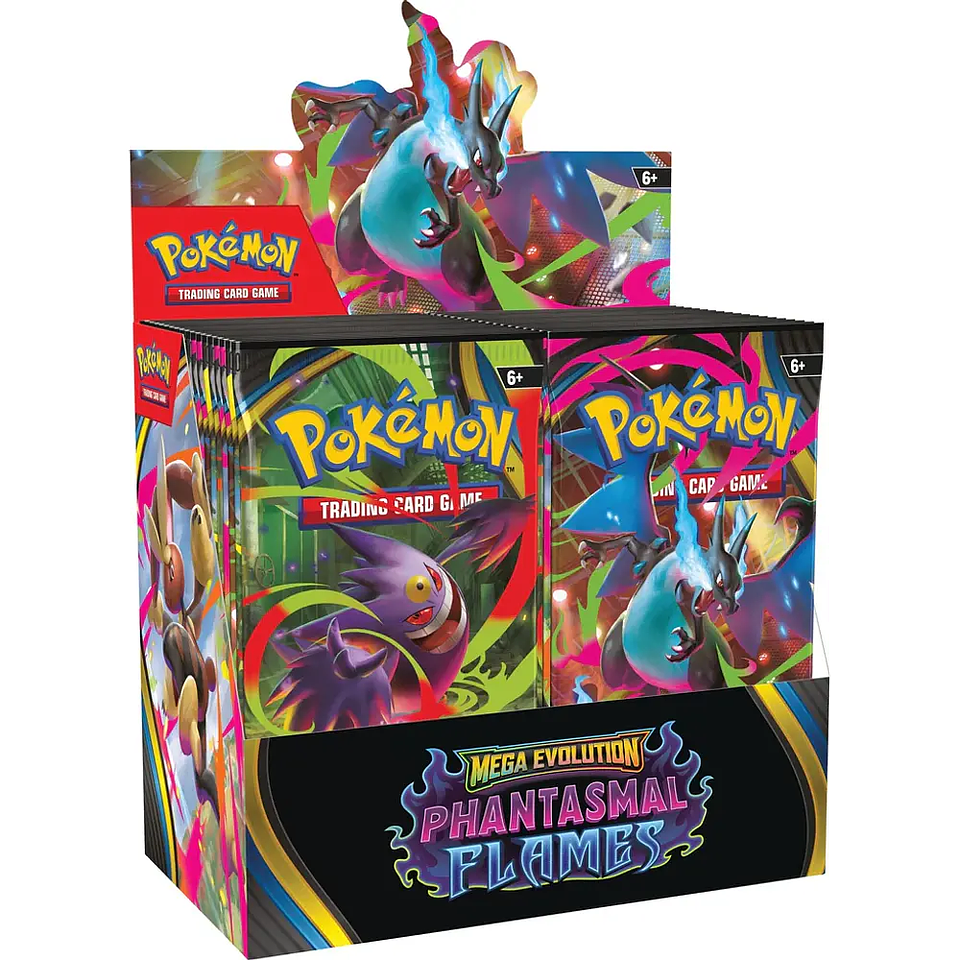 Mega Evolution Phantasmal Flames - Booster Box - Ingles 1