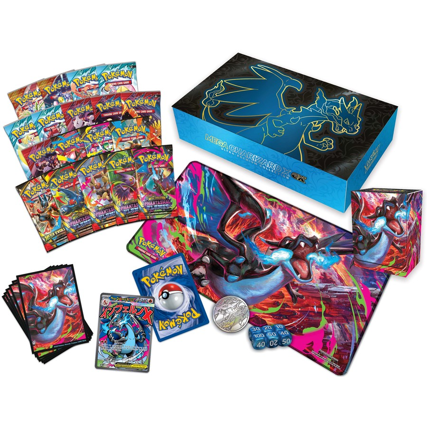 MEGA CHARIZARD X EX ULTRA PREMIUM COLLECTION ESPAÑOL  2