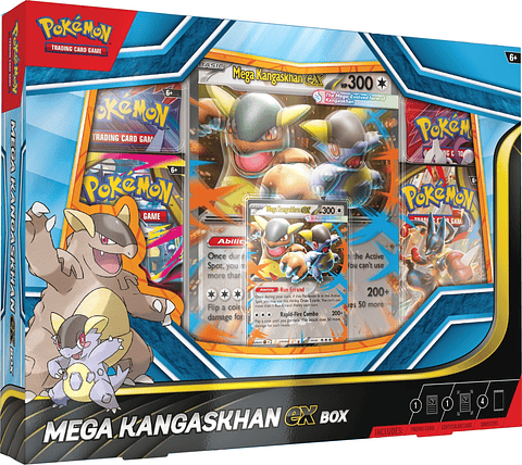 POKEMON TCG MEGA KANGASKHAN EX BOX Español 