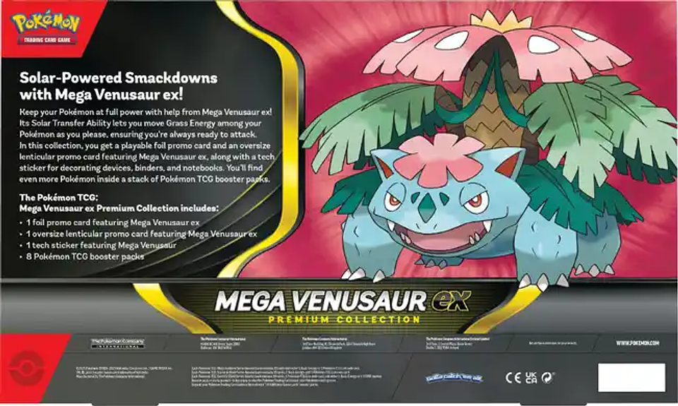 POKEMON TCG MEGA VENUSAUR EX PREMIUM COLLECTION ESPAÑOL  7