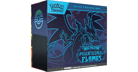 Mega Evolution Phantasmal Flames - Elite Trainer Box - INGLÉS 