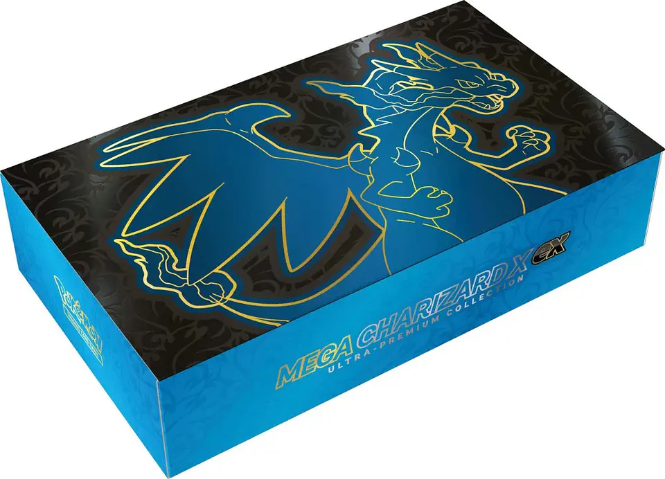 MEGA CHARIZARD X EX ULTRA PREMIUM COLLECTION INGLÉS x 4 10