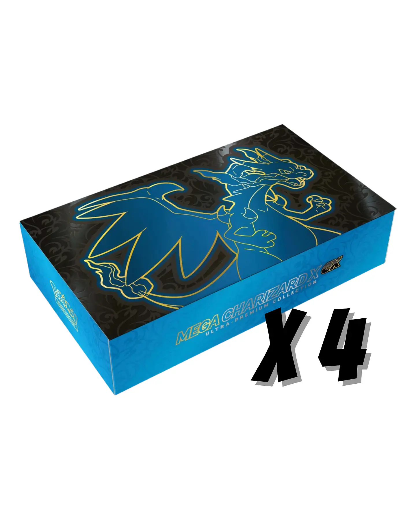 MEGA CHARIZARD X EX ULTRA PREMIUM COLLECTION INGLÉS x 4 1