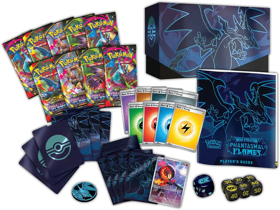MEGA EVOLUTION PHANTASMAL FLAMES - ELITE TRAINER BOX - INGLÉS x 4 3