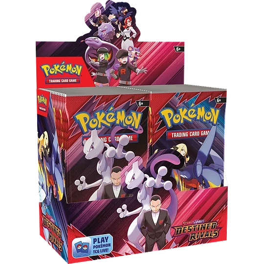 海外版　DESTINED RIVALS 1BOX ポケモン RESERVA) Pokémon TCG Destined Rivals Booster Box – Inglés