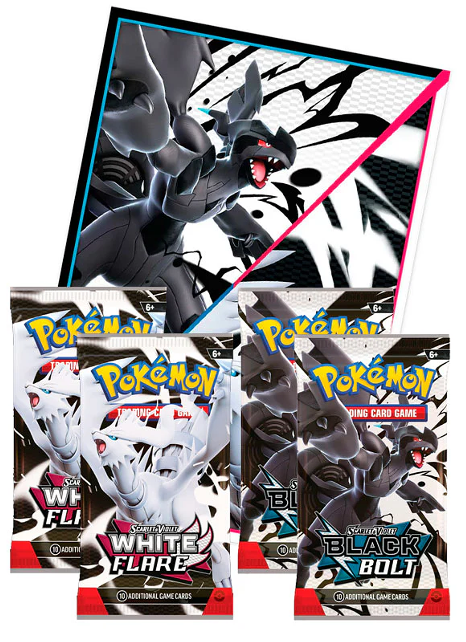 Black Bolt & White Flare Unova Poster Collection 2