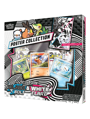 Pokemon TCG Black Bolt & White Flare - Unova Poster Collection INGLÉS