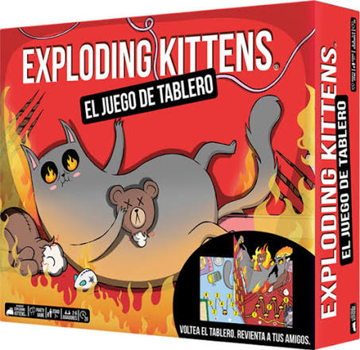 EXPLODING KITTENS - EL JUEGO DE TABLERO 1