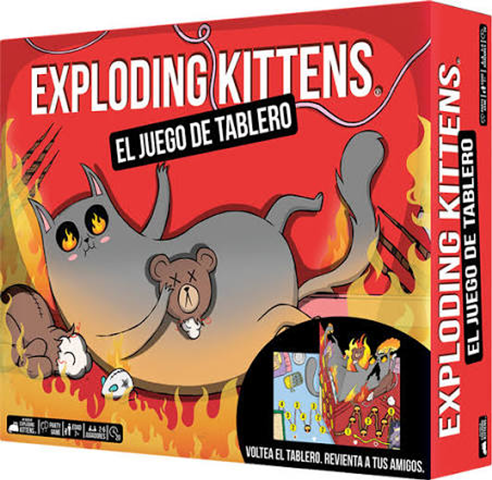 EXPLODING KITTENS - EL JUEGO DE TABLERO 1