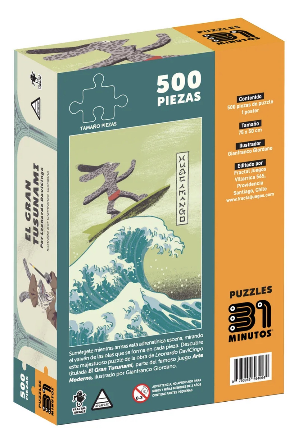 Puzzle Rompecabezas 31 Minutos 500 piezas – El Gran Tusunami 2