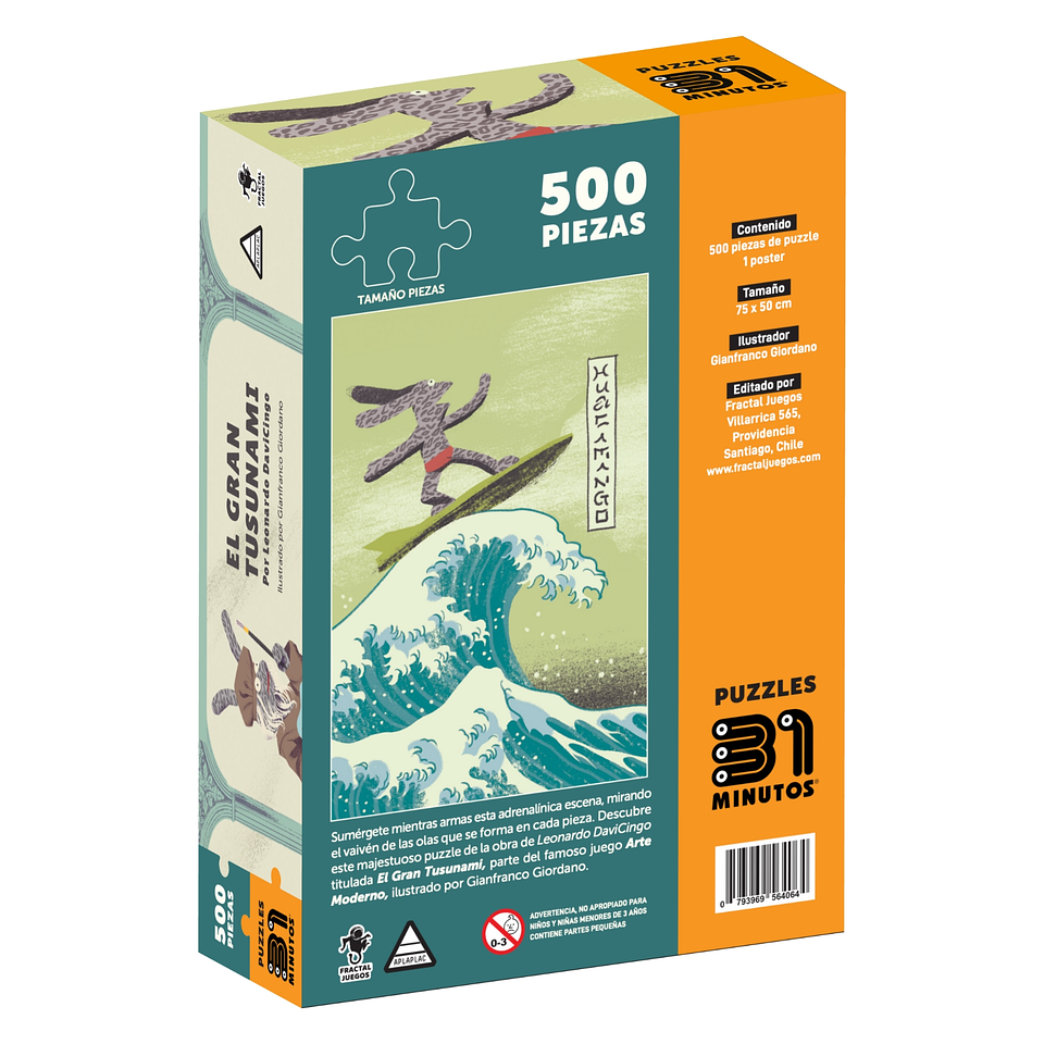Puzzle Rompecabezas 31 Minutos 500 piezas – El Gran Tusunami 3