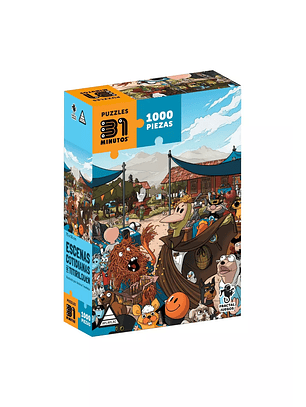 Puzzle Rompecabezas 31 Minutos 1000 piezas – Escenas Cotidianas de Titirilquén