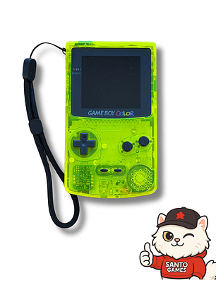Game Boy Color Amarilla con Mod IPS (Con Detalles)