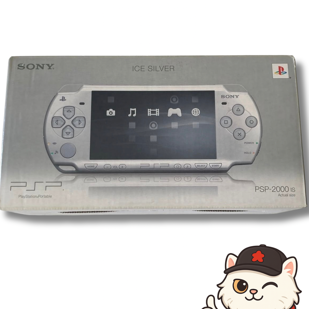 PSP 2000 Ice Silver – Edición Original con Caja 4