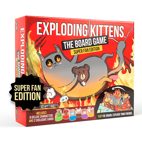 Exploding Kittens the Board Game - Super Fan Edition
