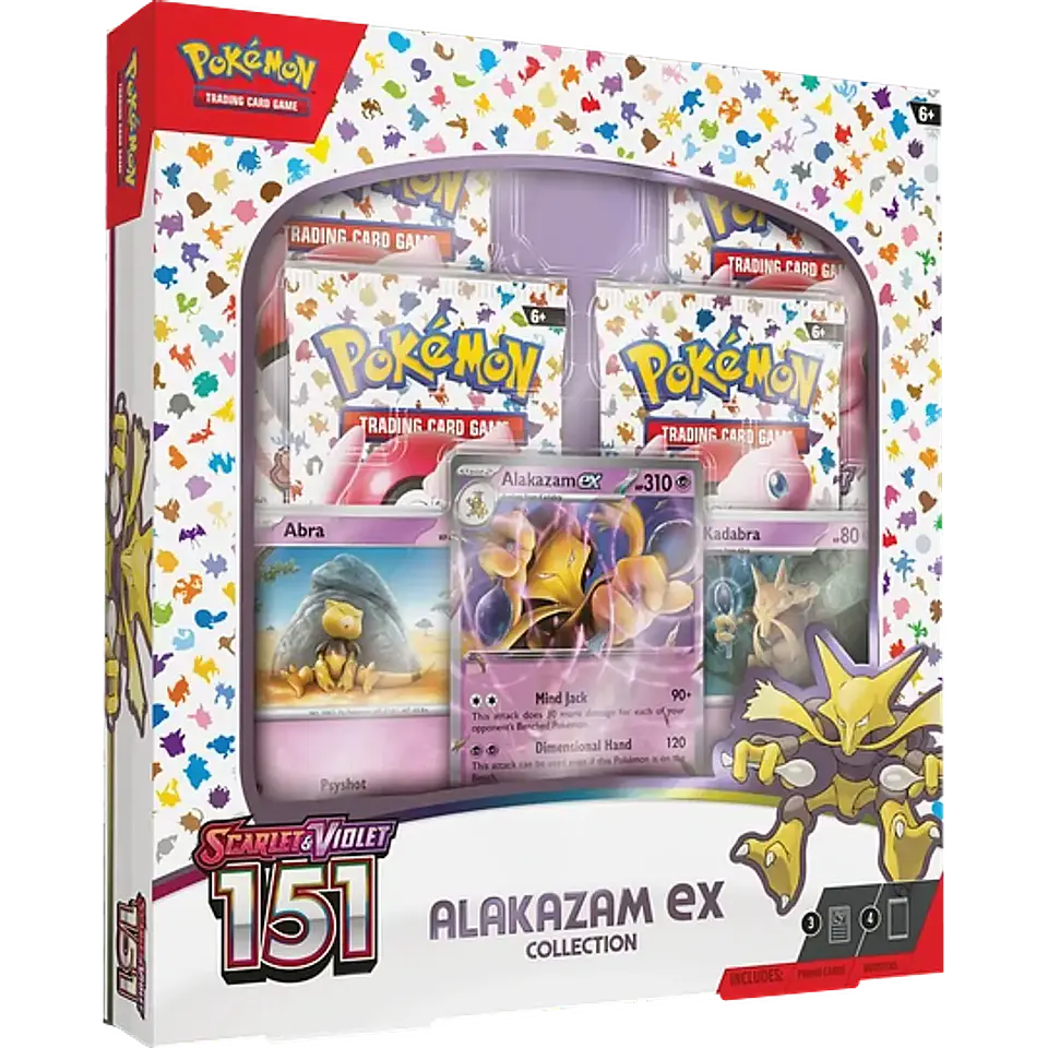 Pokémon 151 Alakazam Ex Collection Inglés 1