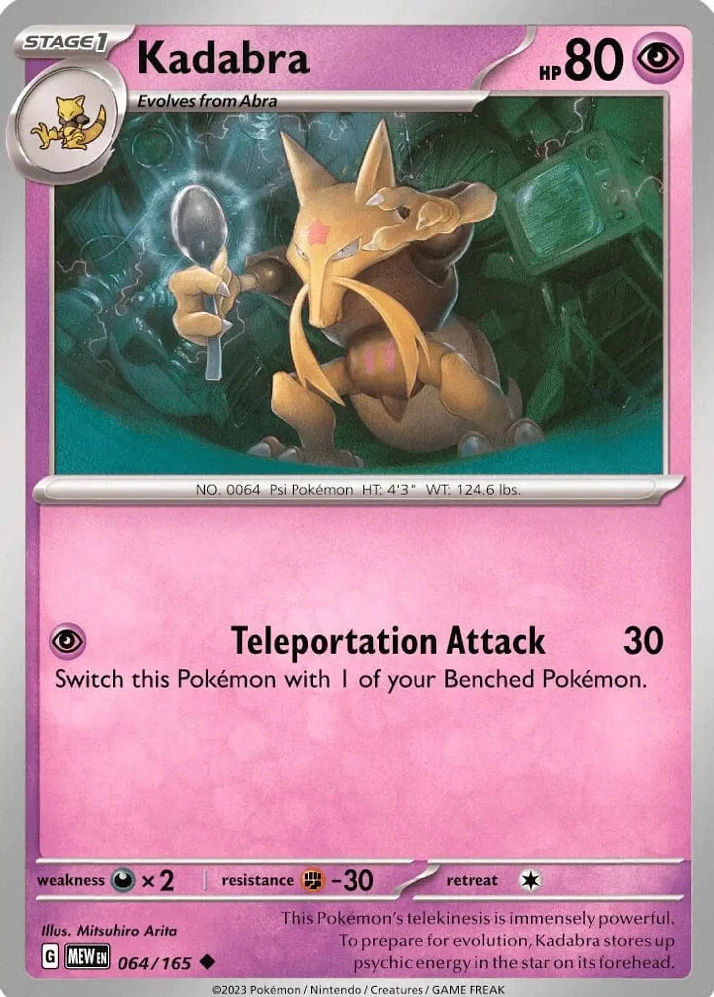 Pokémon 151 Alakazam Ex Collection Inglés 4