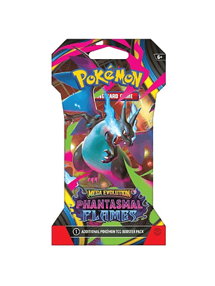 MEGA EVOLUTION PHANTASMAL FLAMES - SLEEVED BOOSTER INGLÉS 