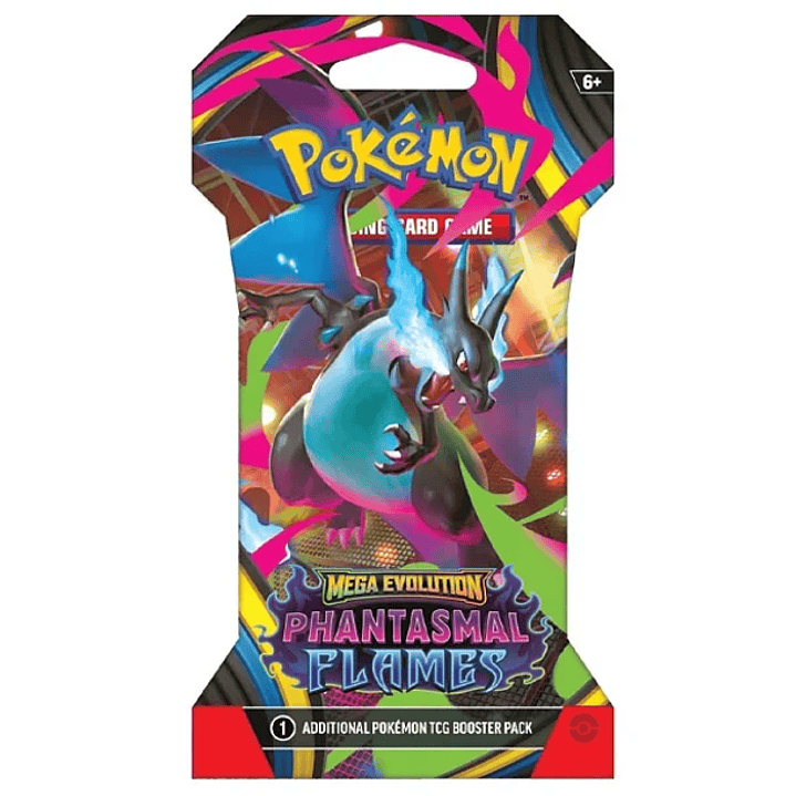 MEGA EVOLUTION PHANTASMAL FLAMES - SLEEVED BOOSTER INGLÉS  1