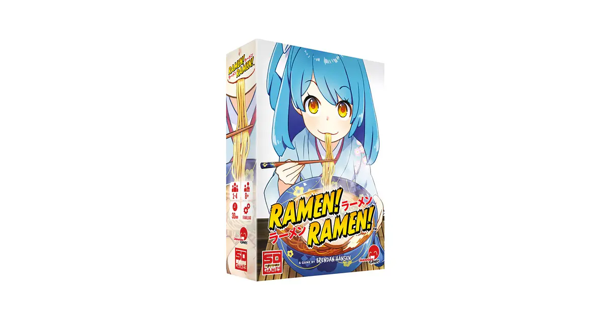SD GAMES Juego De Mesa Ramen! Ramen – Cartas De Ingredientes, De 1 A 4 Jugadores, A Partir De 8 Años, Partidas De 30 Minutos