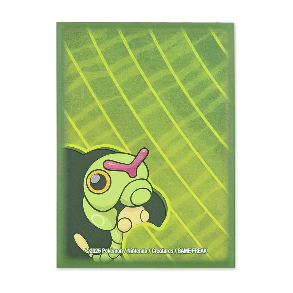 Pokémon TCG: Caterpie Munch Time Card Sleeves (65 Sleeves) 1