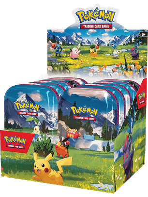 ASCENDED HEROES DISPLAY MINI TIN ESPAÑOL 