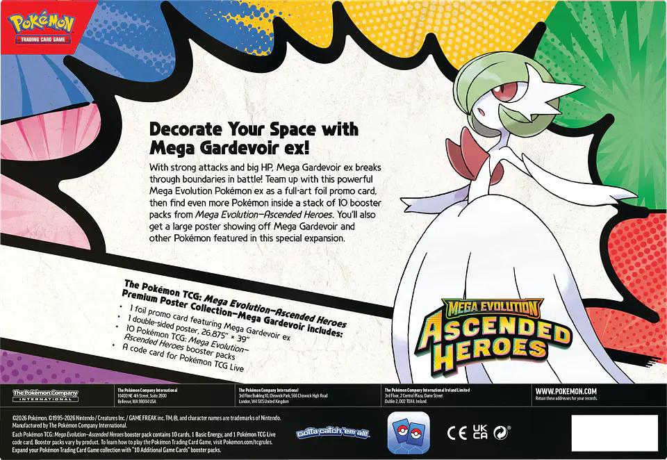 Ascended Heroes Poster Collection Mega Gardevoir ex ES 2