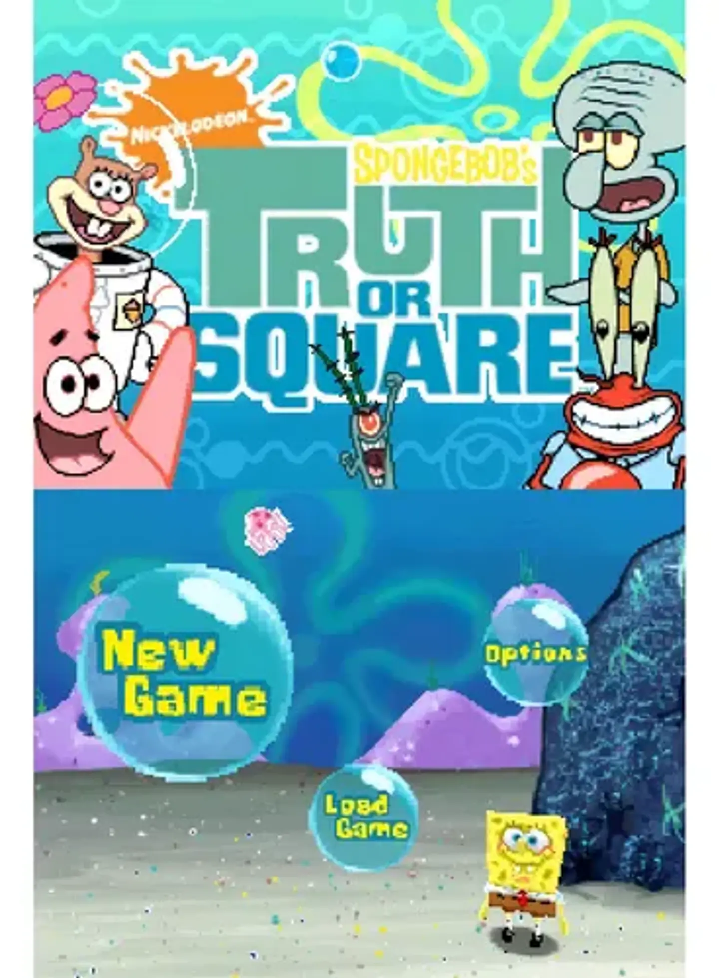 SpongeBob's Truth or Square (Nintendo DS) 3