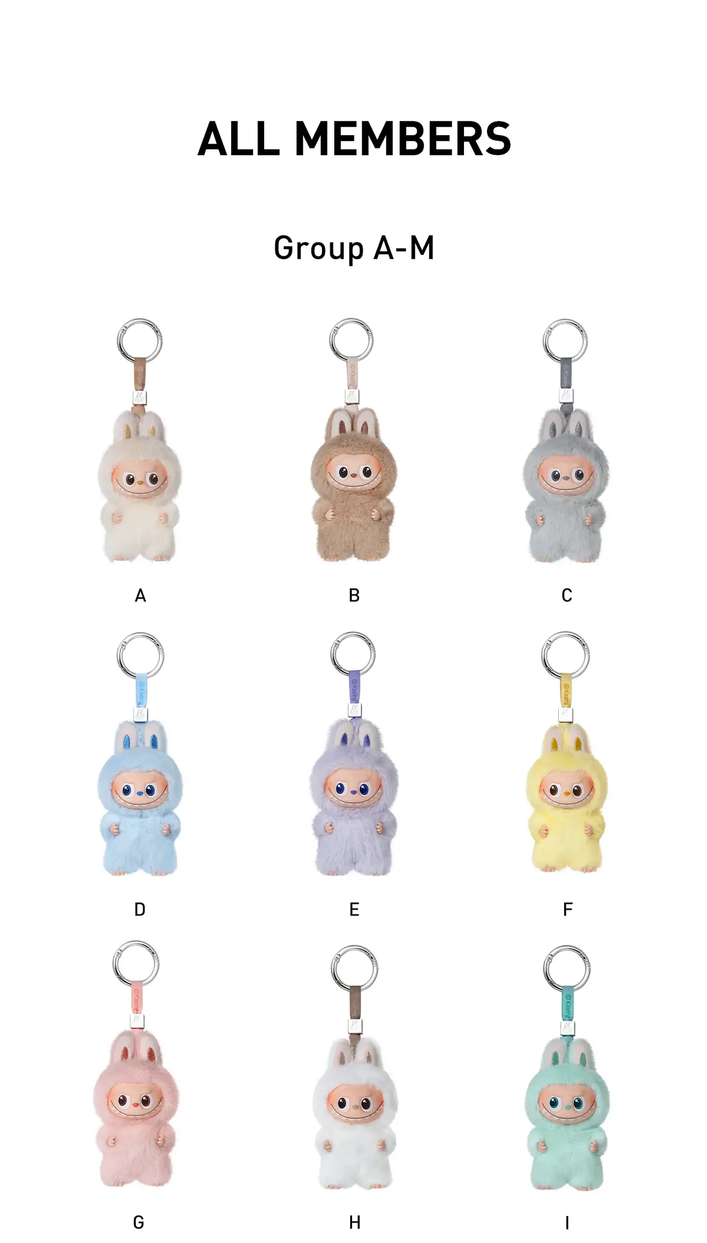 LABUBU PIN FOR LOVE (A - M) - ORIGINAL 5