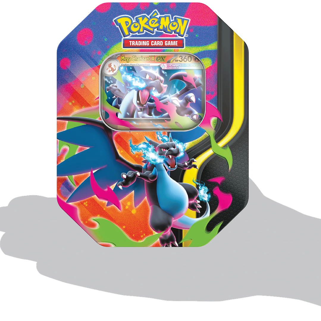 MEGA CHARIZARD X TIN ENGLISH 4