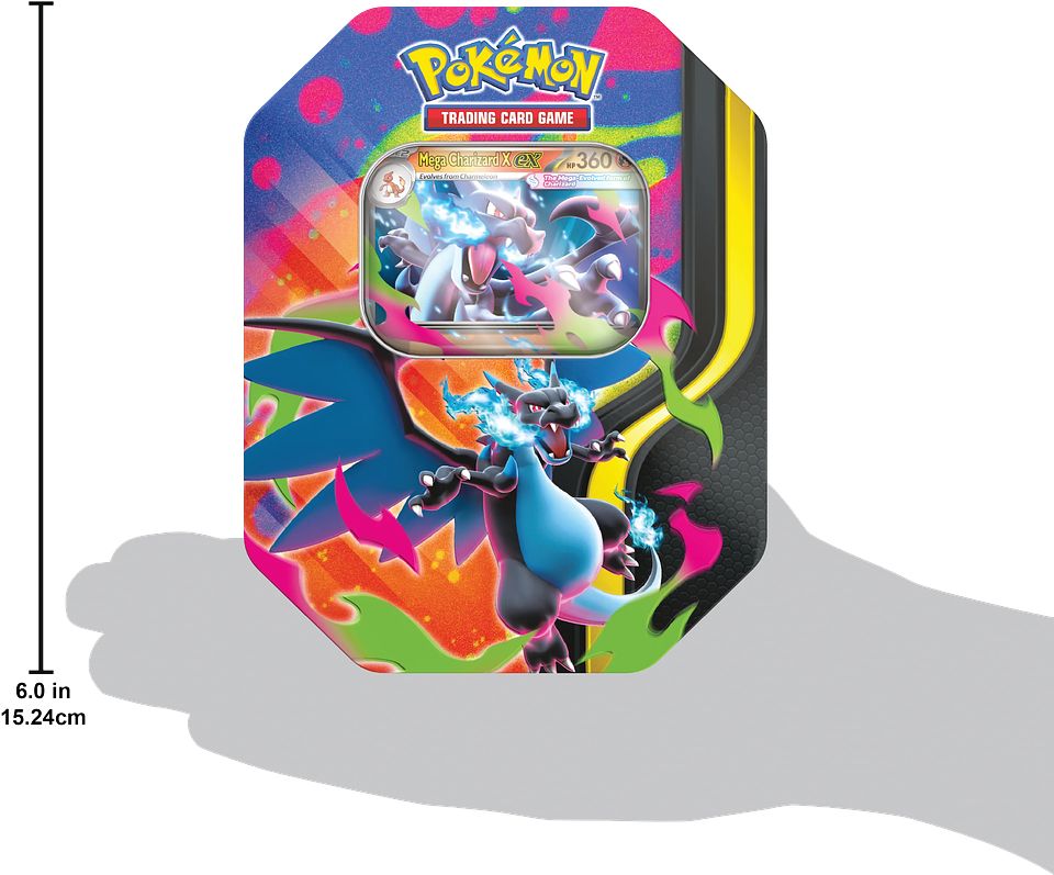 MEGA CHARIZARD X TIN ENGLISH 4