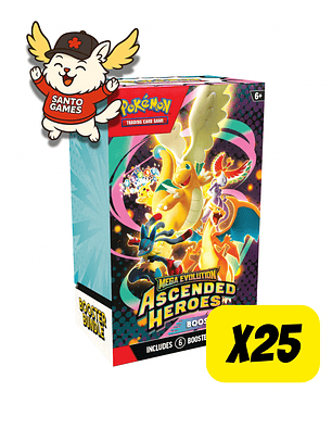 ASCENDED HEROES BOOSTER BUNDLE ENGLISH CASE X 25