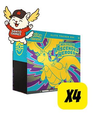 ASCENDED HEROES ELITE TRAINER BOX ENGLISH x 4